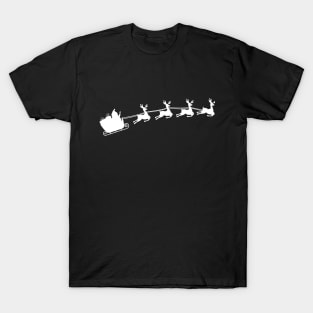 Santa and reindeers T-Shirt